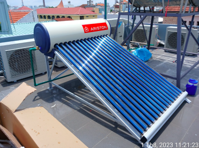 Hướng dẫn chọn mua và lắp đặt máy năng lượng mặt trời Ariston 160L